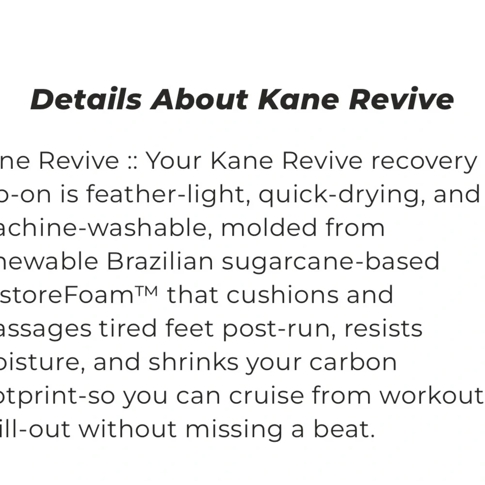 Kane Revive Recovery Shoes Slip-On | Women’s Size 7 | New (No Box) - Picture 6 of 7